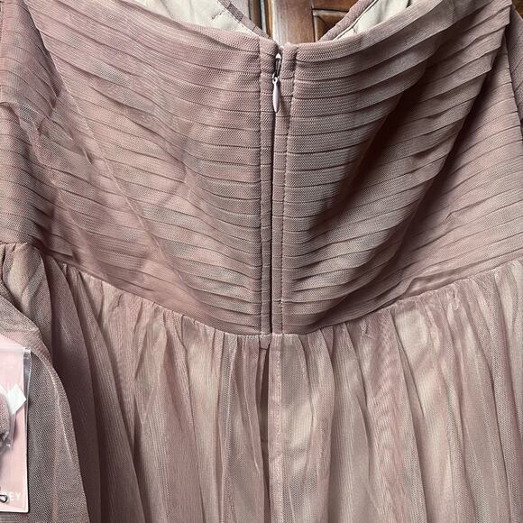 BIRDY GREY Christina Convertible Dress Maxi Sandy Mauve Plus Size 3X Bridesmaid - Picture 10 of 16